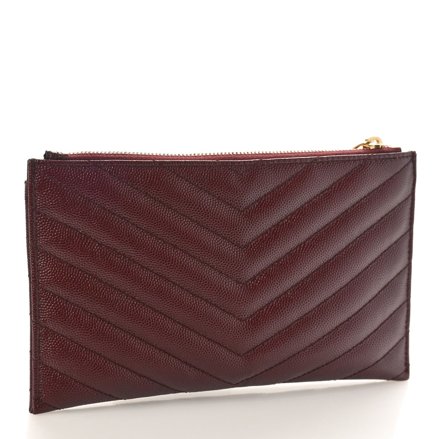 Saint Laurent Paris o1b1hav110325 Size: OS / Cassandre Matelasse Zipped Pouch Size ONE SIZE - 3 Thumbnail