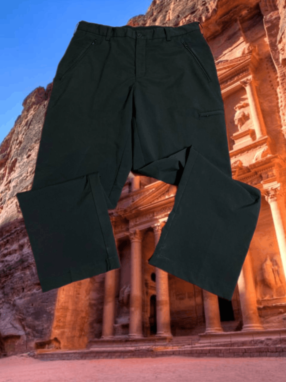 Nike × Vintage 90’s NIKE BAGGY TRACK PANTS Y2K SWOOSH LOGO Size US 34 / EU 50 - 1 Thumbnail