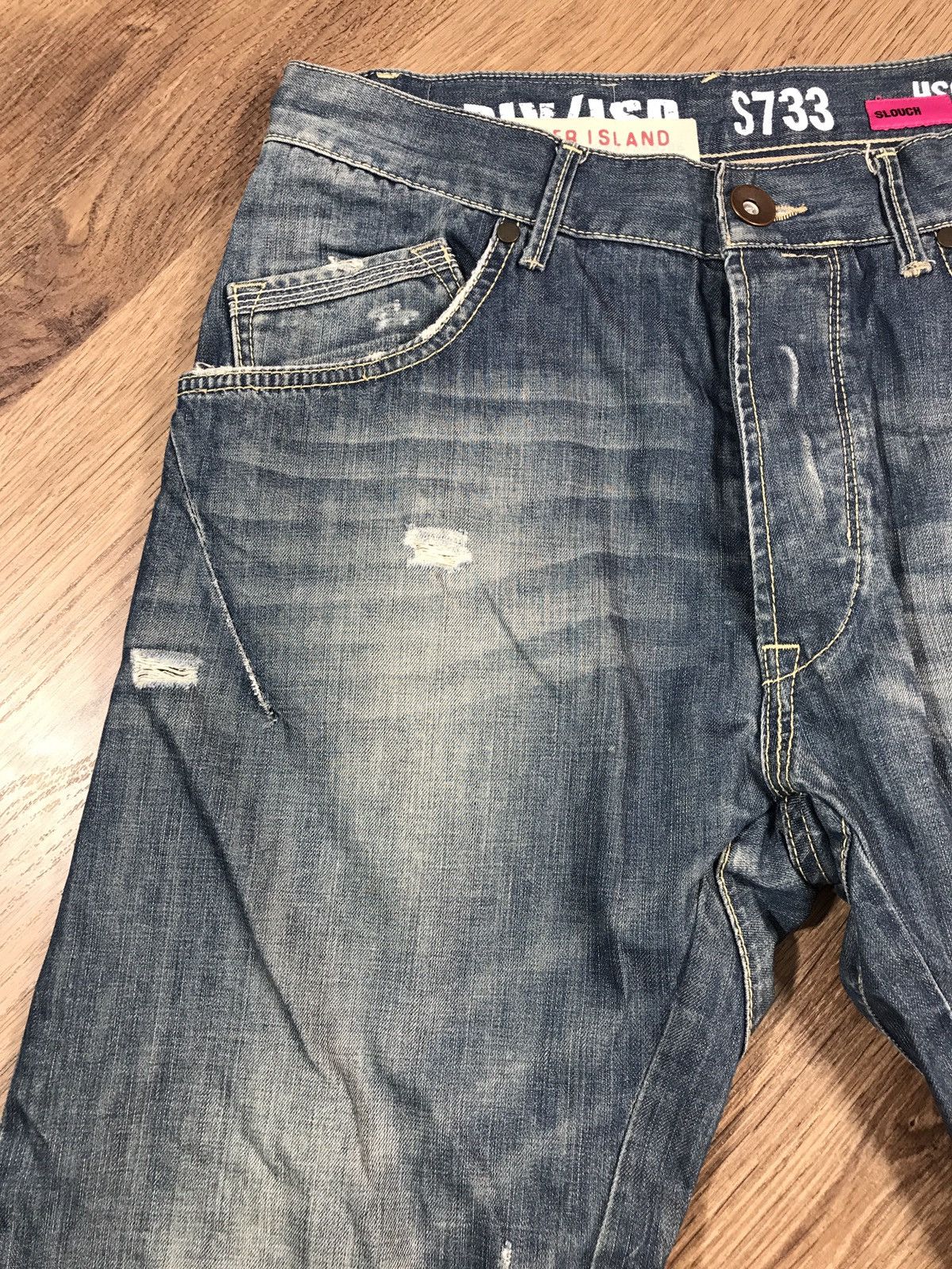 Japanese Brand × Vintage Vintage Distressed Jeans Biker Pants Size US 32 / EU 48 - 4 Thumbnail