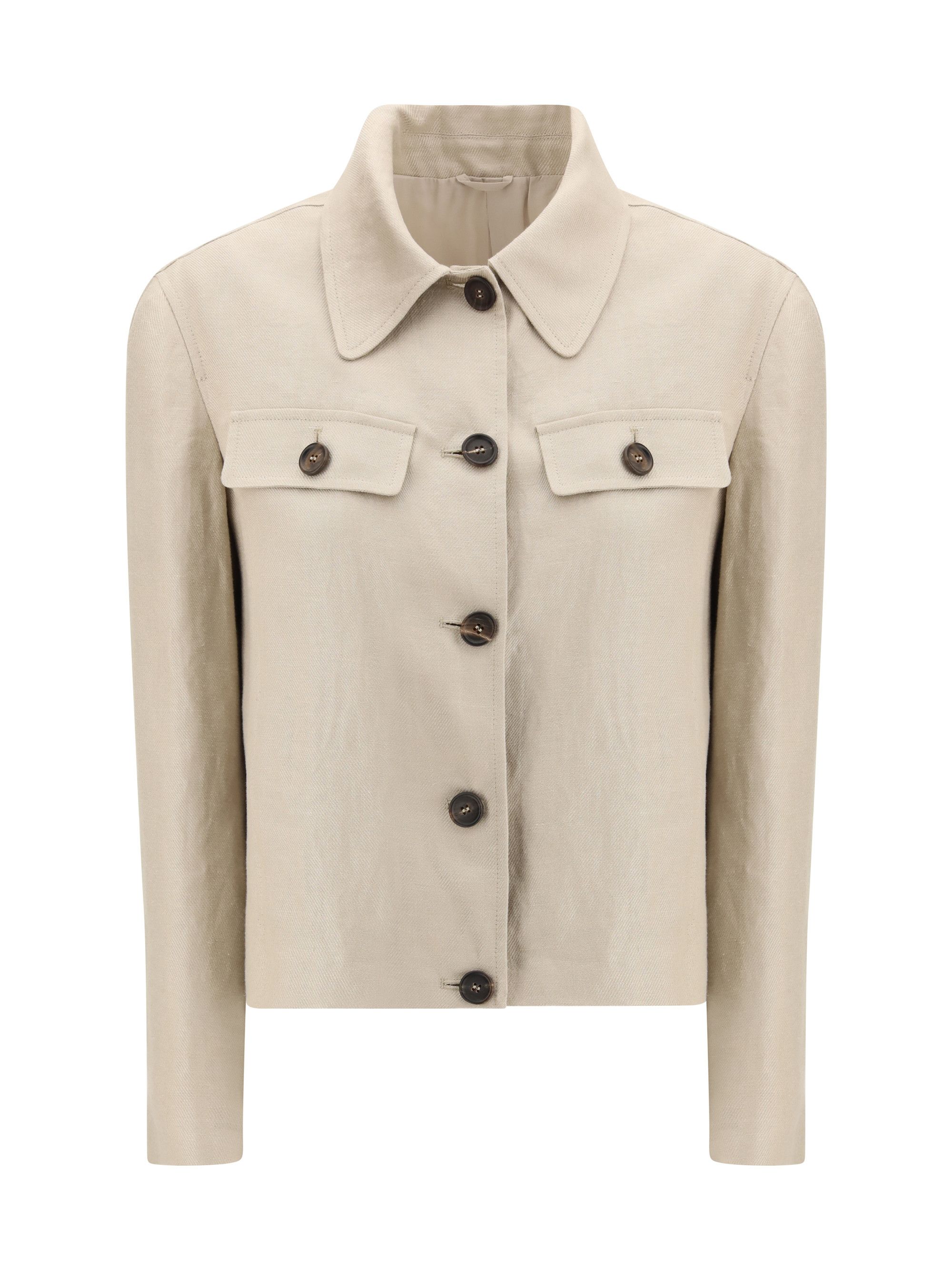 Brunello Cucinelli Linen Jacket Size M / US 6-8 / IT 42-44 - 1 Thumbnail