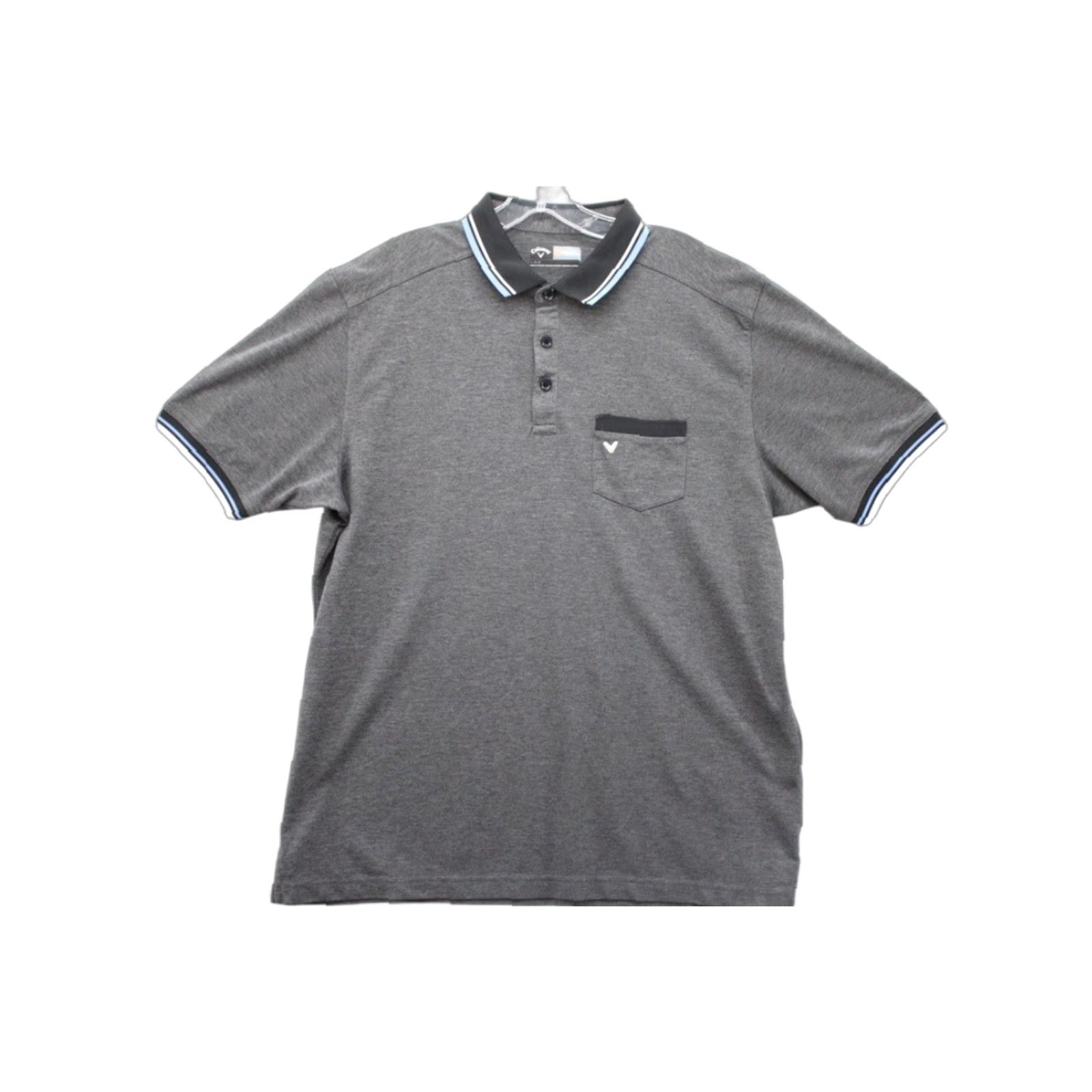 Callaway Callaway Golf Opti Dri Polo Shirt Men's L Gray Heather Short Sleeve Shirt Polo Mens Gray Opti Dri Casual Golf Polo Size US L / EU 52-54 / 3 - 1 Thumbnail