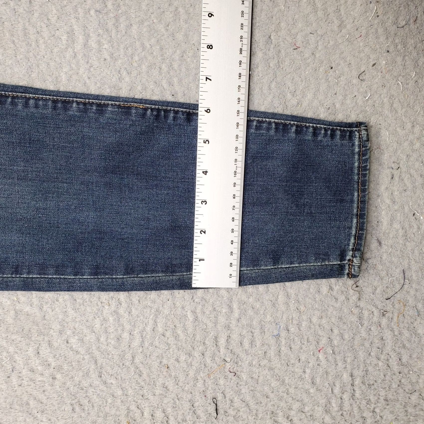 Vintage Articles Of Society Skinny Jeans Womens 31 Blue Denim 5-Pocket Design Jeans Size 24" / US 00 / IT 34 - 5 Thumbnail