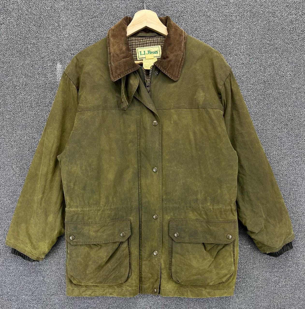 L.L. Bean Vintage L.L Bean Thinsulate Long Wax Jacket Size M / US 6-8 / IT 42-44 - 1 Thumbnail