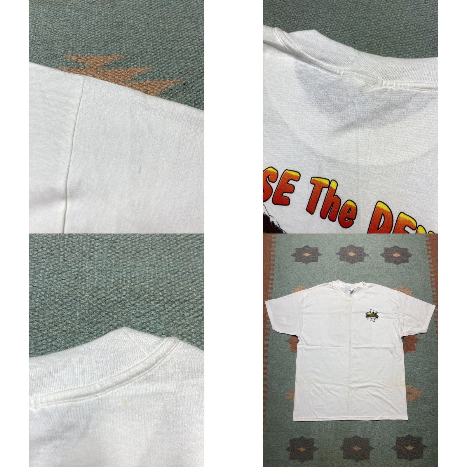 Vintage VINTAGE AriZona Shirt Classic Men XL White Steve Taylor Cars Hot Rod Cruise the Deuce T-Shirt Size US XL / EU 56 / 4 - 8 Thumbnail