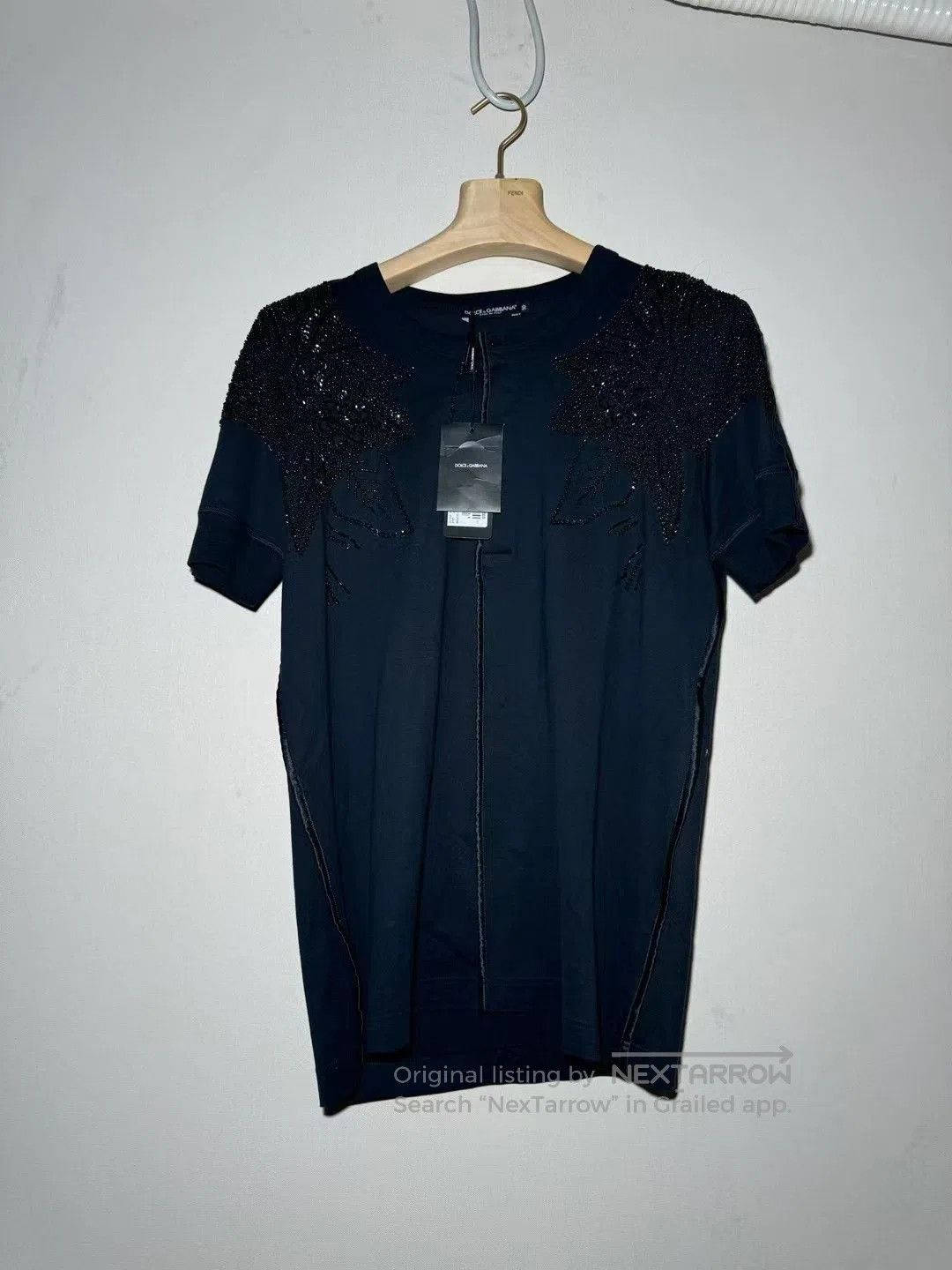 Dolce & Gabbana Dolce & Gabbana Sequin Short Sleeve Top. Size XL / US 12-14 / IT 48-50 - 1 Thumbnail