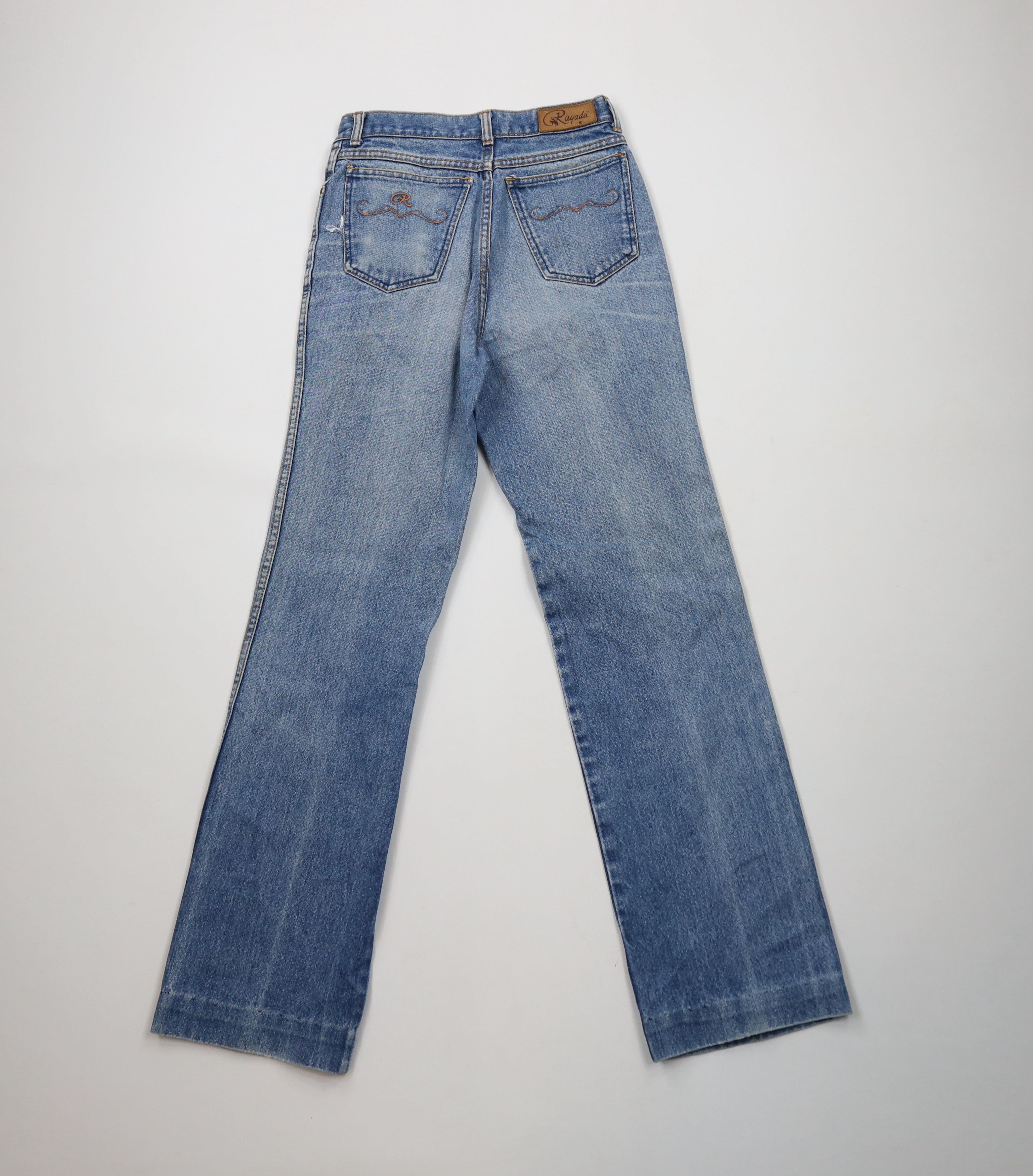 Vintage Vintage 90s Streetwear Straight Leg Denim Jeans Blue Cotton Size 28" / US 6 / IT 42 - 6 Thumbnail