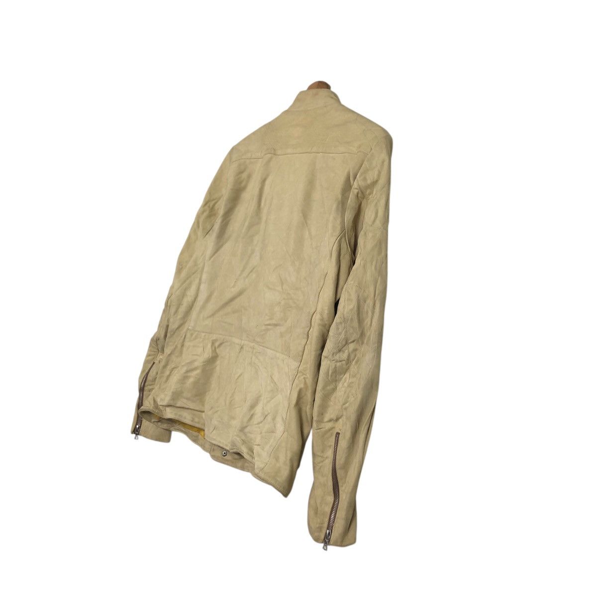Japanese Brand Vintage Biker Leather Jacket Phase Riri Zipper Issey Miyake Size US S / EU 44-46 / 1 - 11 Thumbnail