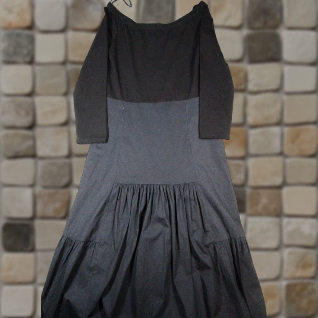 Tuckernuck Dress Womens Small Black Blouson