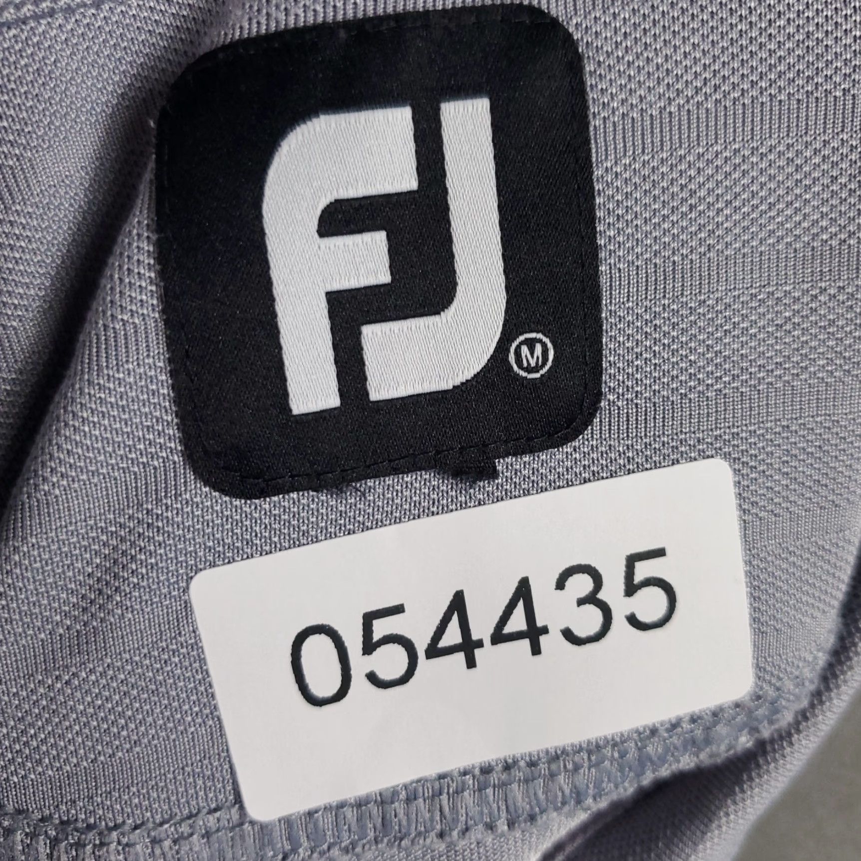 Footjoy FJ Polo Shirt Mens Size M Gray Striped Short Sleeve Polo Shirt FJ Size US M / EU 48-50 / 2 - 7 Thumbnail