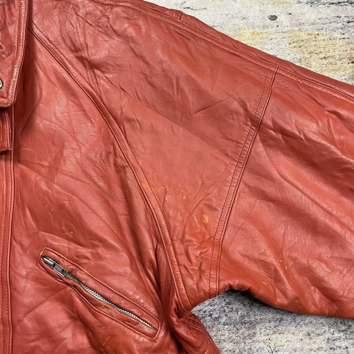 Hai Sporting Gear Vintage 90s Hai sporting gear multi pocket leather jacket Size US L / EU 52-54 / 3 - 13 Thumbnail
