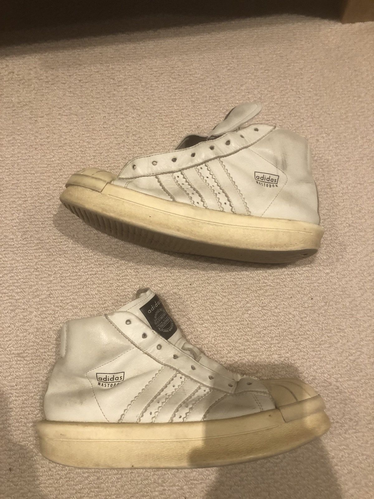 Adidas Rick Owens x Adidas Pro Model Mastodon ‘Smooth Milk’ Size US 8 / EU 41 - 1 Thumbnail