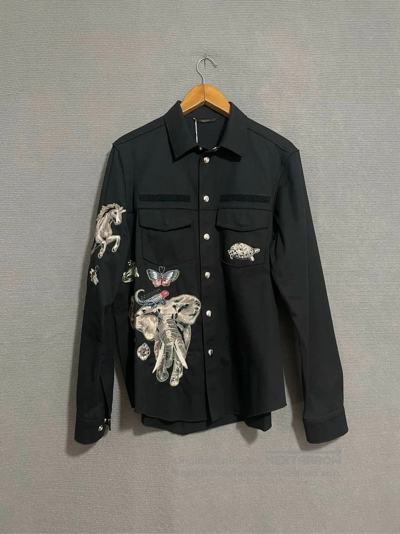 Valentino Valentino Embroidered Shirt Jacket. Size US L / EU 52-54 / 3 - 1 Thumbnail