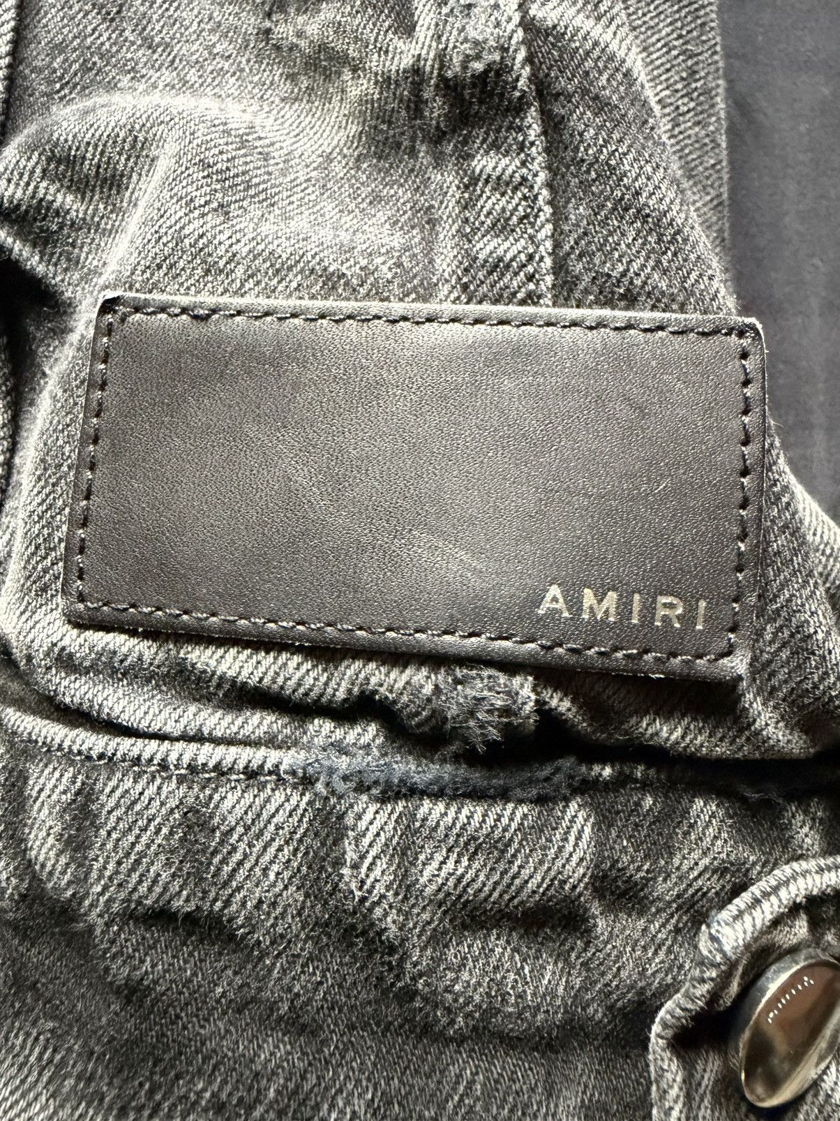 Amiri Amiri Distressed Reconstructed Denim Jacket Large Size US L / EU 52-54 / 3 - 13 Thumbnail