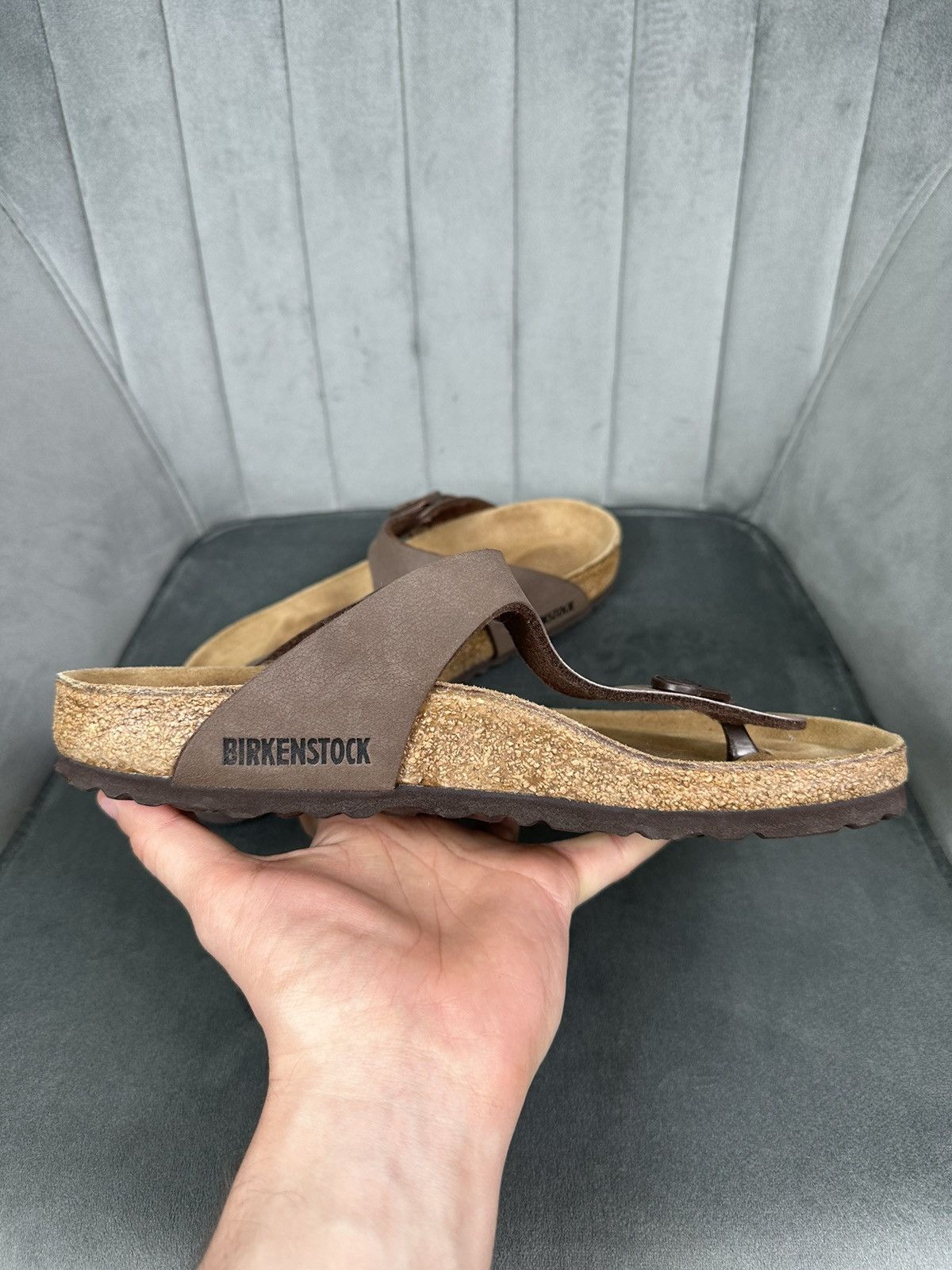 Birkenstock Birkenstock Gizeh Moca Birko-flor Women’s Brown size 38 Size US 8 / IT 38 - 6 Thumbnail