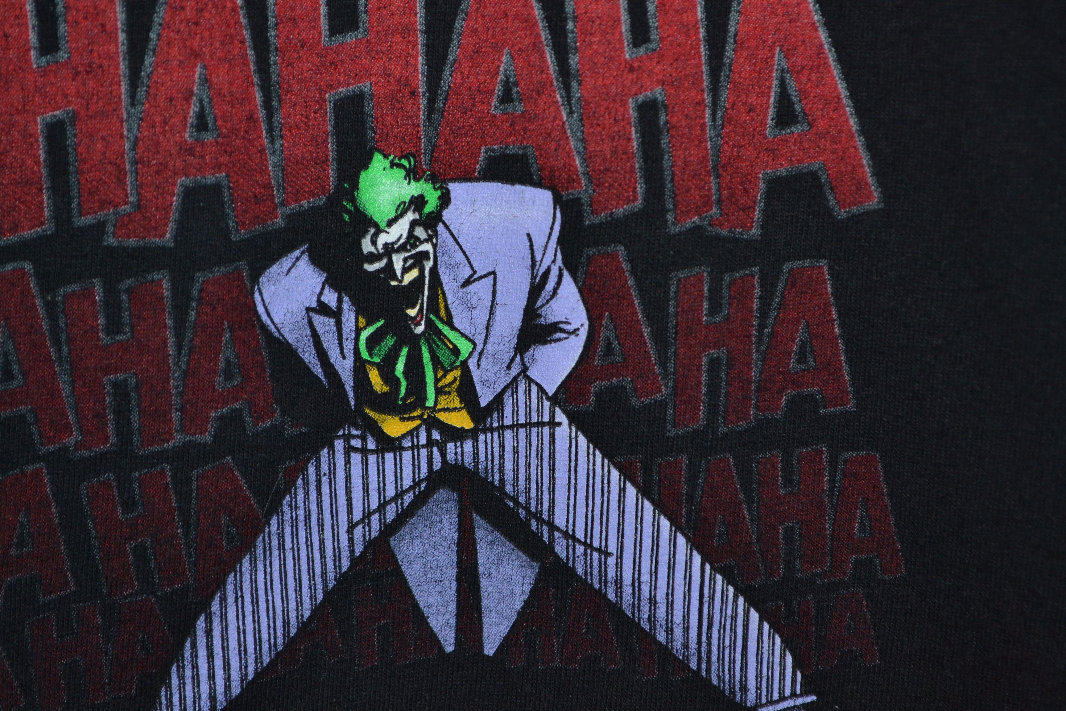 DC Comics Vintage Dc Comics Hanes Graphitti Designs Joker “HAHAHA” L Size US L / EU 52-54 / 3 - 3 Thumbnail