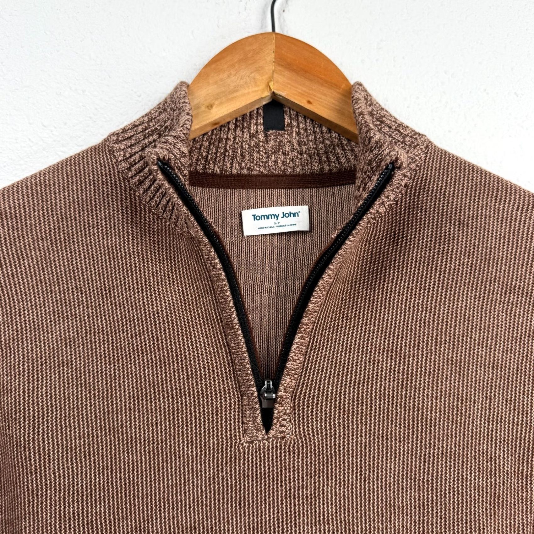 Vintage Tommy John Sweater Knit Lounge Set Men Top Bottoms 2 Piece NWT Brown Size S Regular Knit Lounge Set City College Size US S / EU 44-46 / 1 - 4 Thumbnail