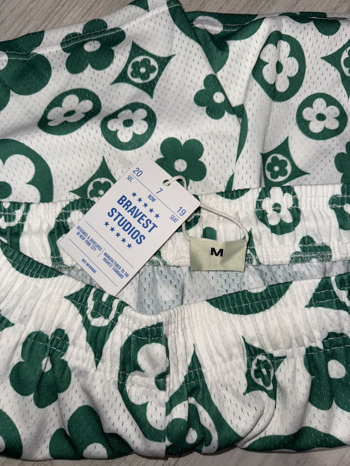 Bravest Studios Bravest Studios Paisley Green Flower Size US 32 / EU 48 - 3 Thumbnail