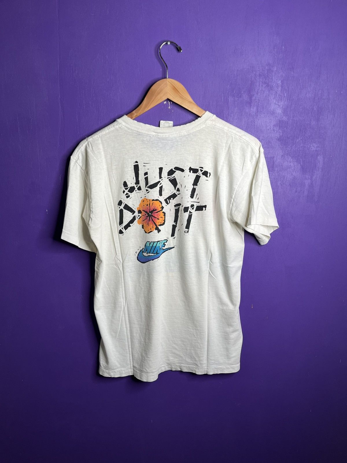 Nike × Vintage Vintage 1994 Nike Honolulu marathon t-shirt Size US M / EU 48-50 / 2 - 2 Thumbnail