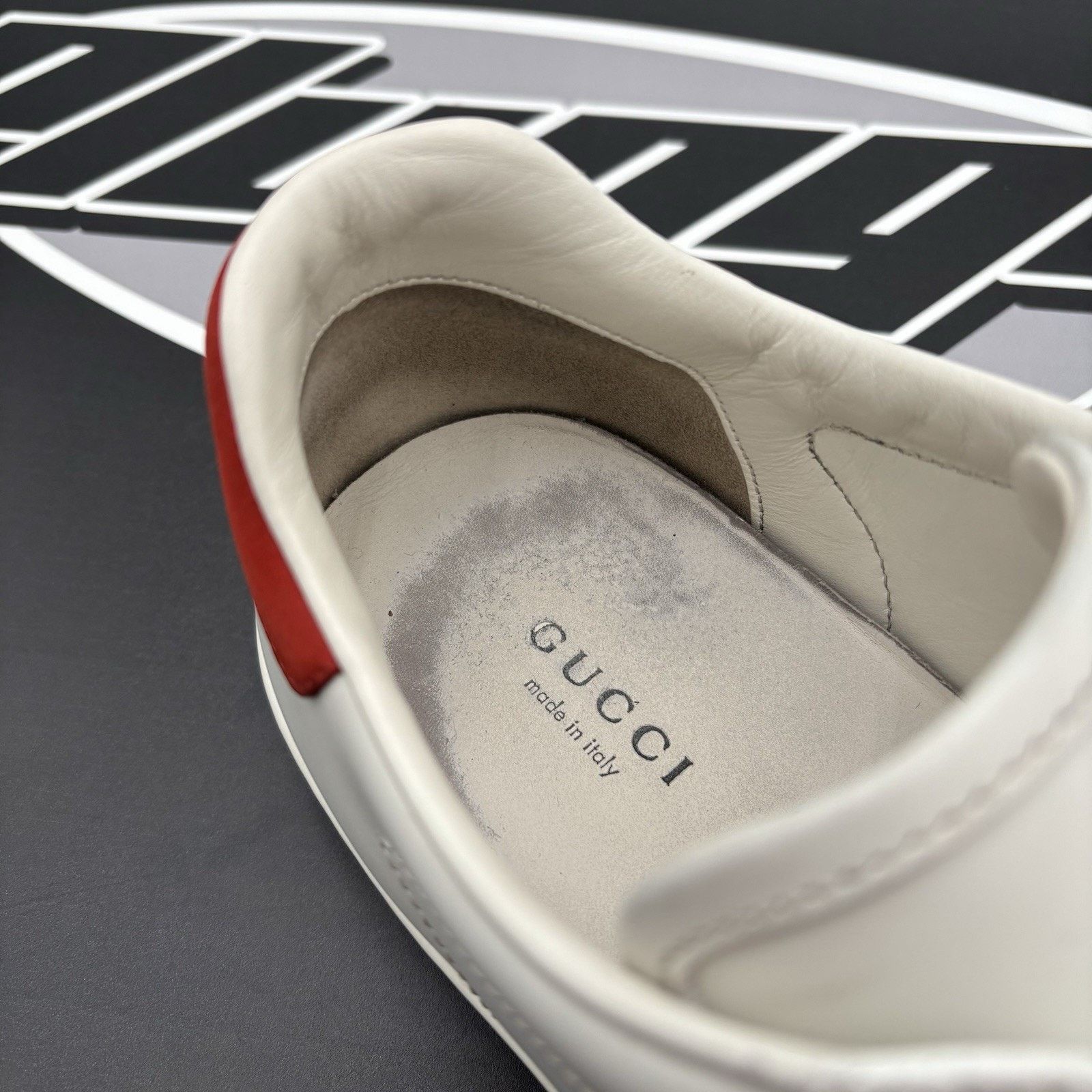 Gucci Gucci Ace Web 'Interlocking G - White Red Green ‘ | GOOD! Size US 7 / IT 37 - 7 Thumbnail