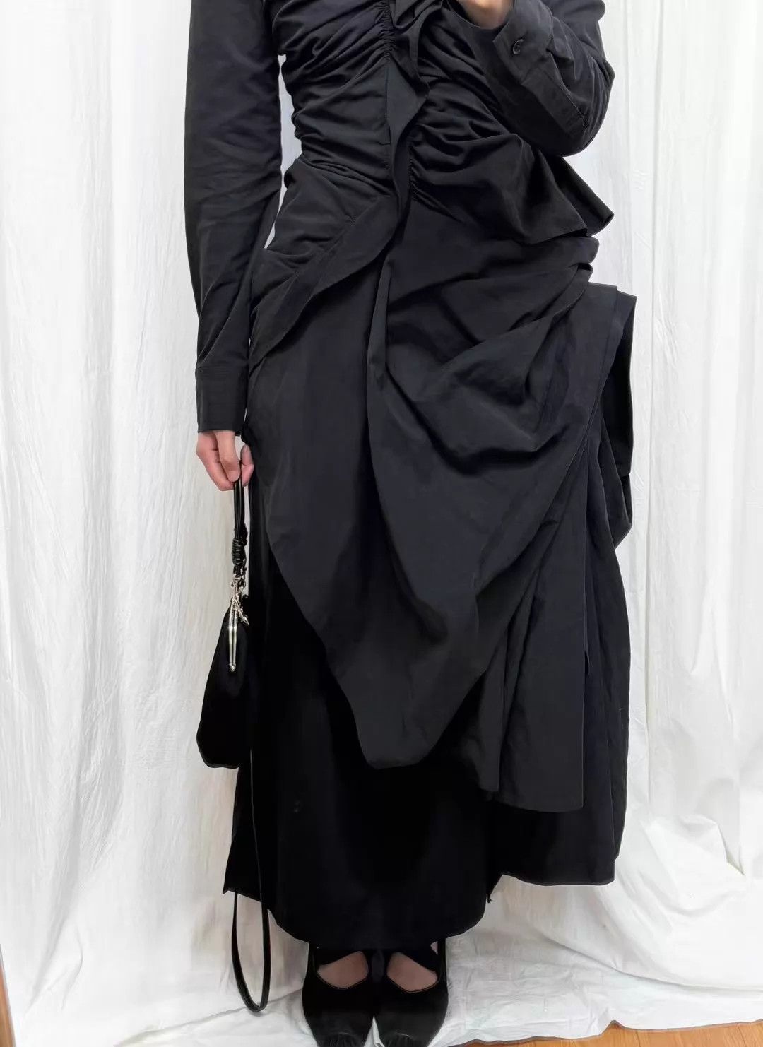 Yohji Yamamoto Yohji Yamamoto Geometric Clasp Bag Excellent Size ONE SIZE - 3 Thumbnail