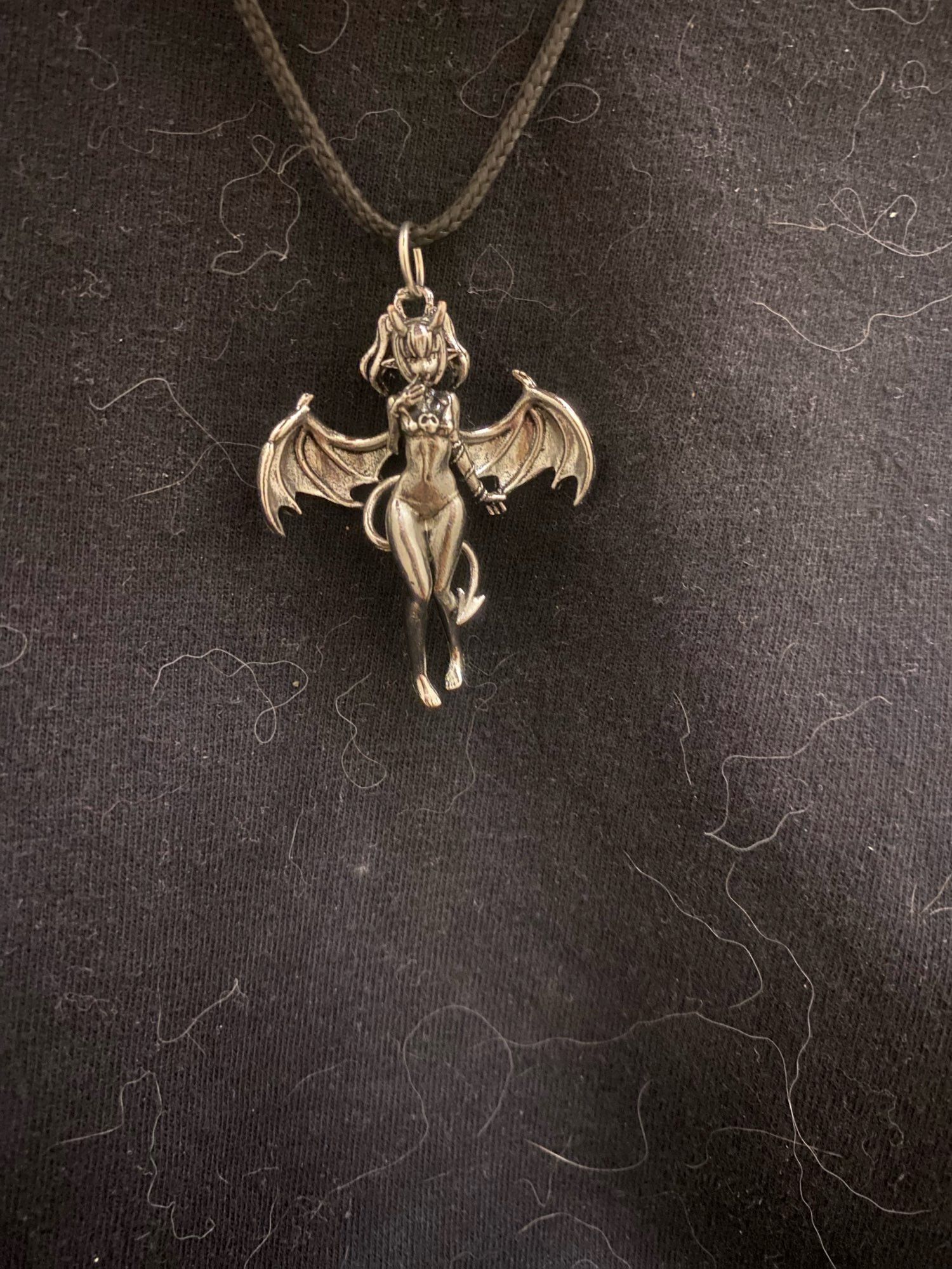 Jewelry Exquisite Retro Sexy Devil Bat Girl Necklace Size ONE SIZE - 2 Thumbnail