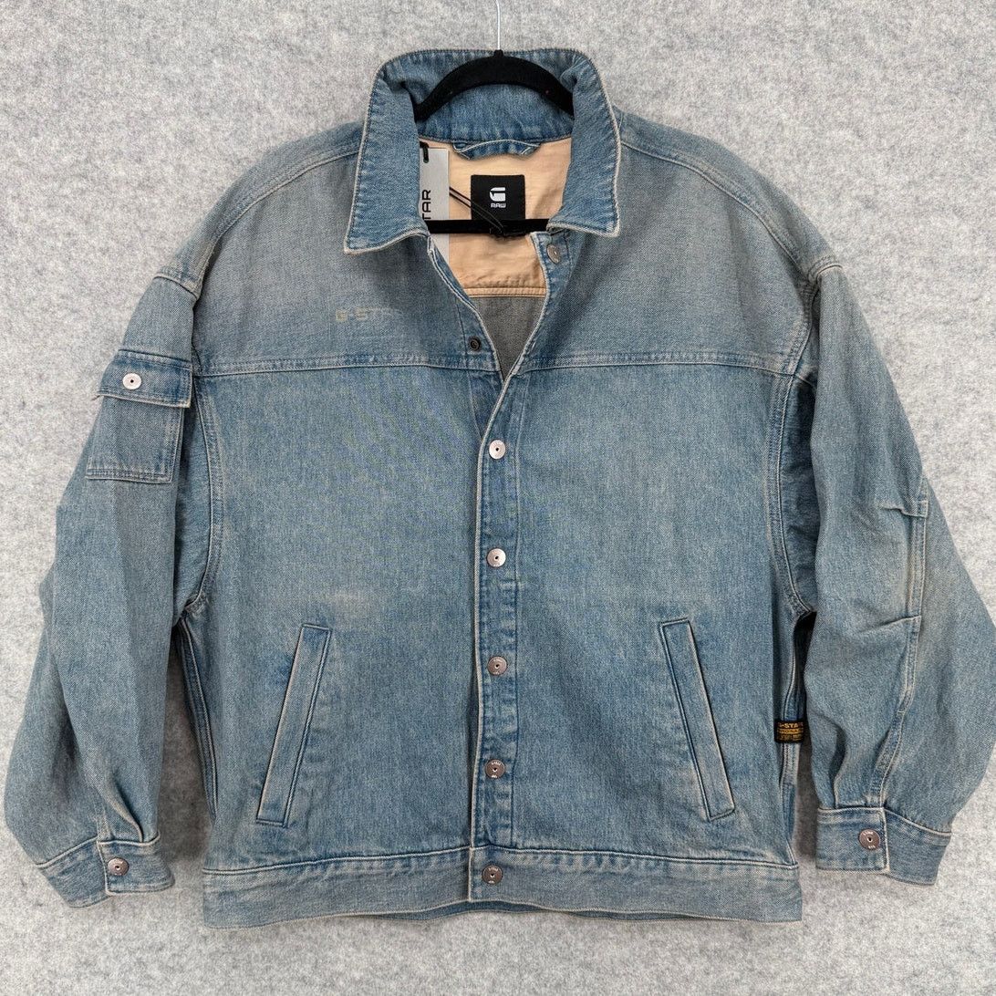 G-Star NWT G-Star RAW Long Drifter Oversized Futurity Denim Jacket Size M / US 6-8 / IT 42-44 - 1 Thumbnail