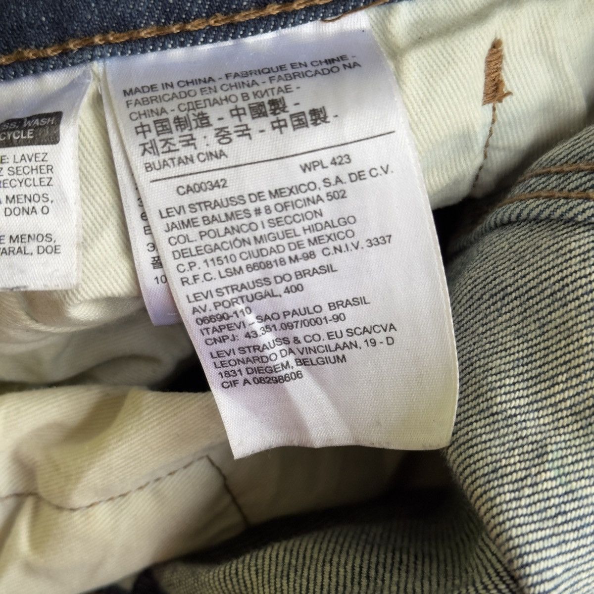 Levi's Levis Engineer Twist Legs 🎌💥 Size US 34 / EU 50 - 8 Thumbnail
