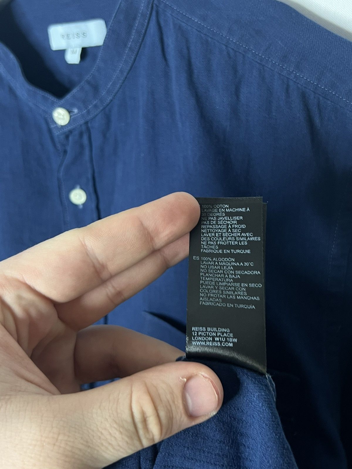 Reiss × Vintage 🤑 Reiss Luxury Button Up Shirt Long Sleeve Tee Hype 🤑 Size US M / EU 48-50 / 2 - 8 Thumbnail