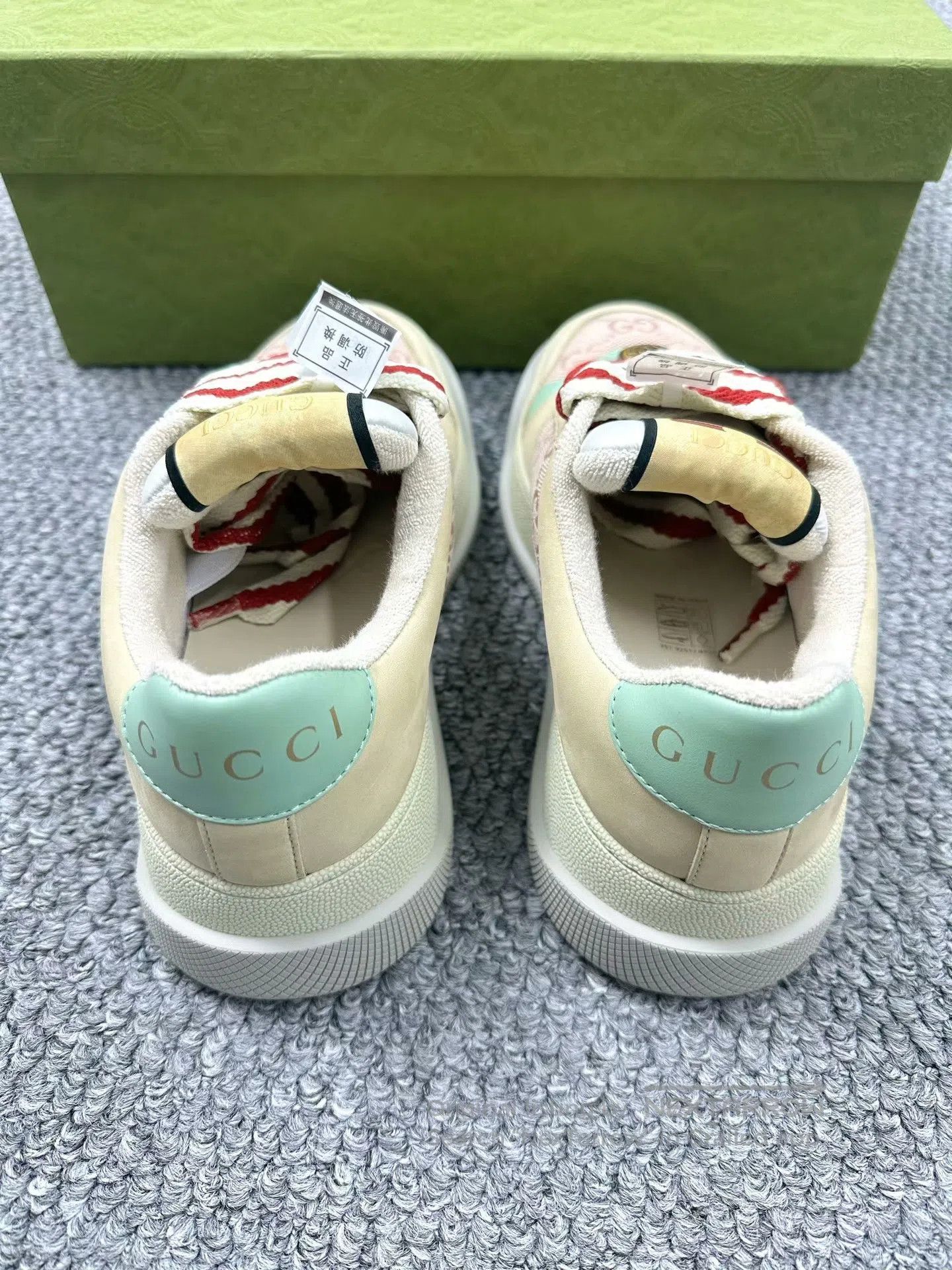 Gucci Guicci Pink Pudgy Thick Sole Dirty Shoes| Size US 4.5 / IT 34.5 - 5 Thumbnail