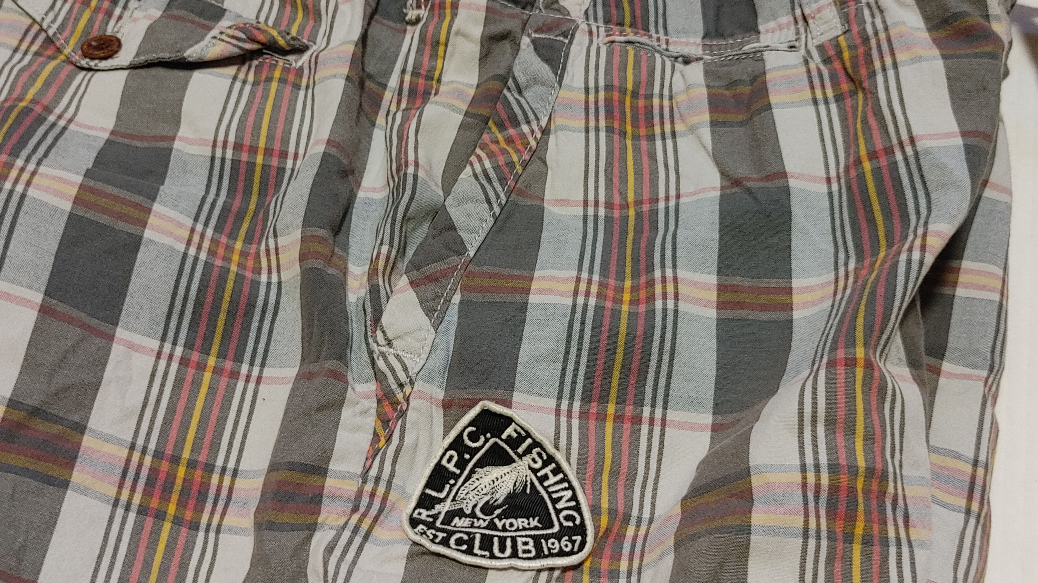 Polo Ralph Lauren × Vintage Polo Ralp Lauren Vintage Madras Patchwork Fishing Shorts Size US 36 / EU 52 - 14 Thumbnail
