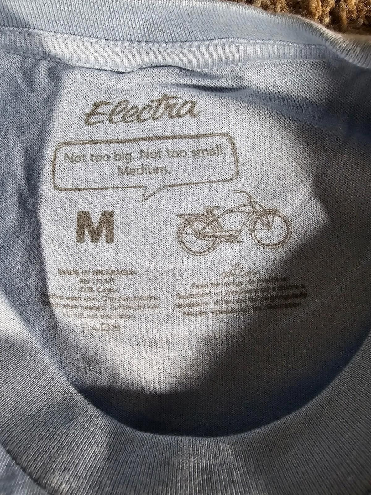 Electric Visual TREK electra bicycle company mens M T-shirt Size US M / EU 48-50 / 2 - 5 Thumbnail