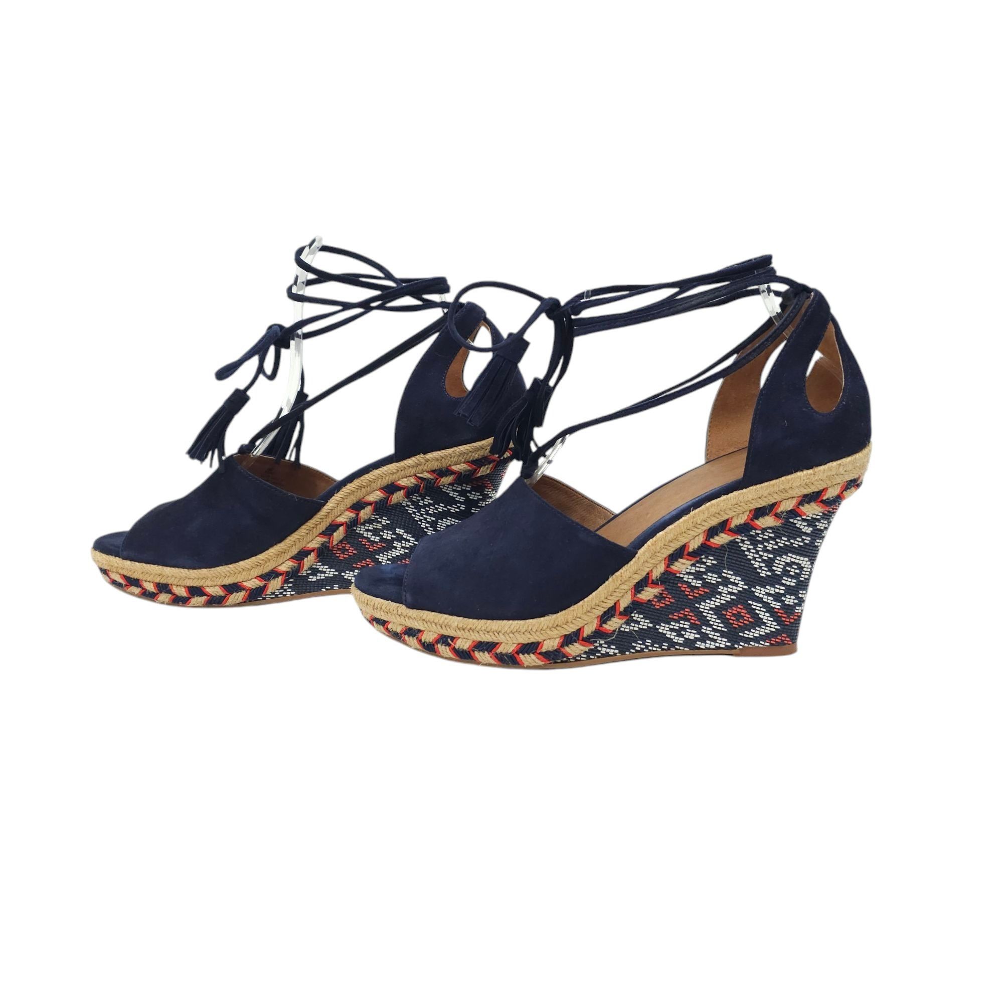Other Cabi Isla Espadrille Wedge Sandals Womens 8 M Ankle Wrap Size US 8 / IT 38 - 12 Thumbnail