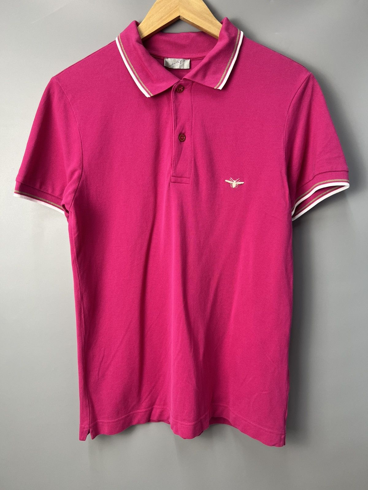 Dior Dior Polos 'Gold Bee' Embroidered Size US S / EU 44-46 / 1 - 1 Thumbnail