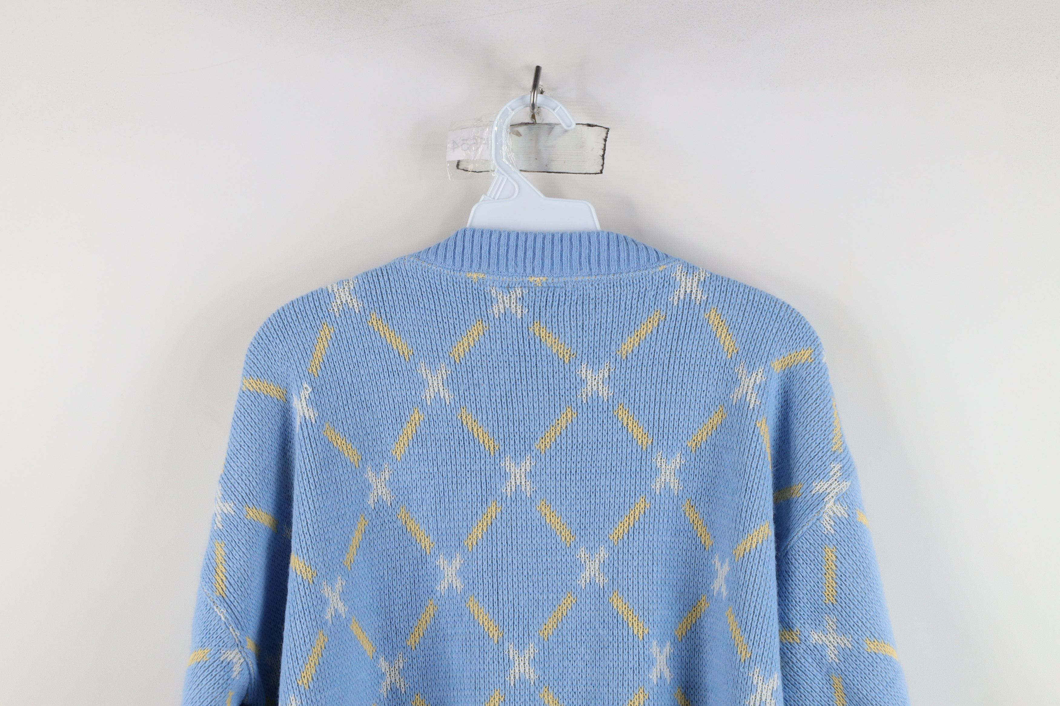 Vintage Vintage 90s Streetwear Fair Isle Knit Crewneck Sweater USA Size L / US 10 / IT 46 - 11 Thumbnail
