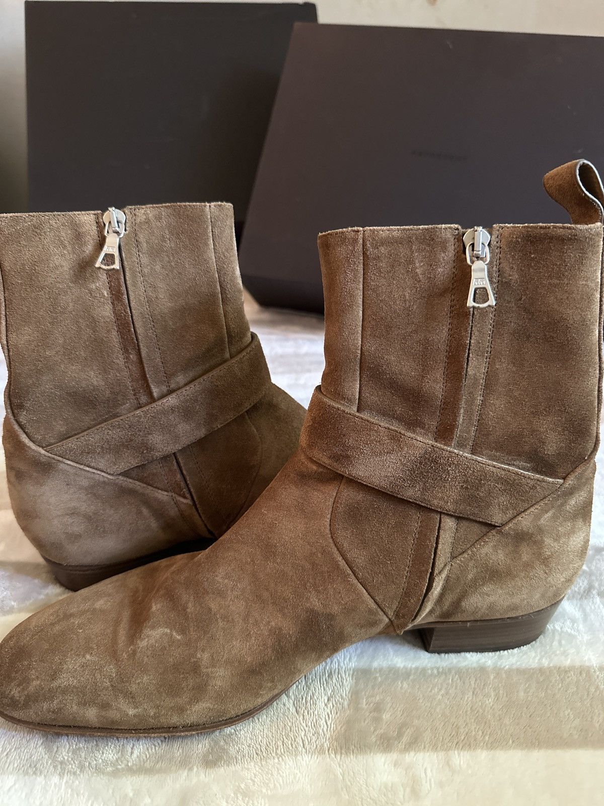 Represent Clo. Represent Zipper buckle suede mens boots Size US 10 / EU 43 - 7 Thumbnail