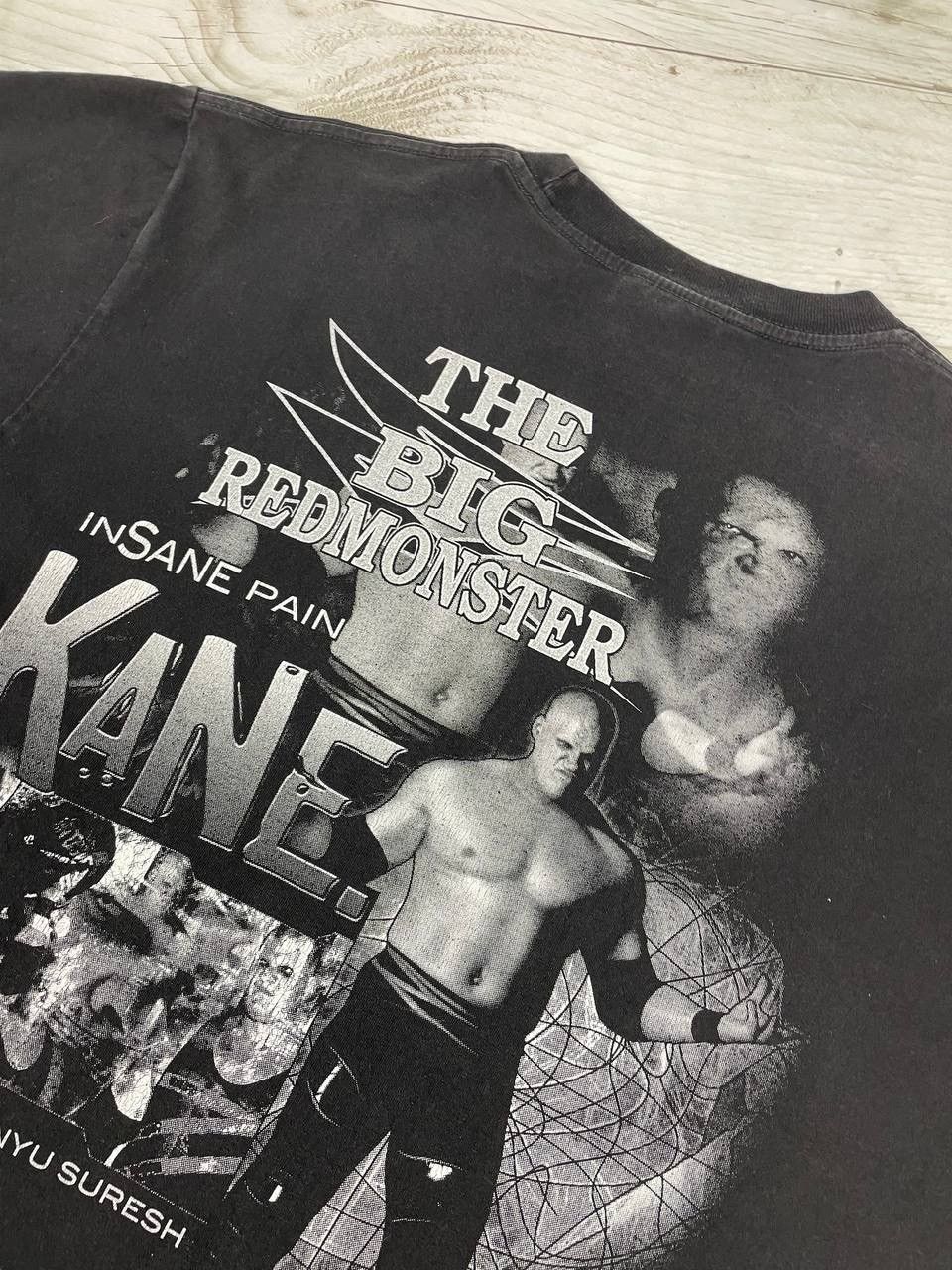Vintage Vintage Kane The Big Redmonster T-Shirt Wrestling 2000s WWE Size US M / EU 48-50 / 2 - 13 Thumbnail
