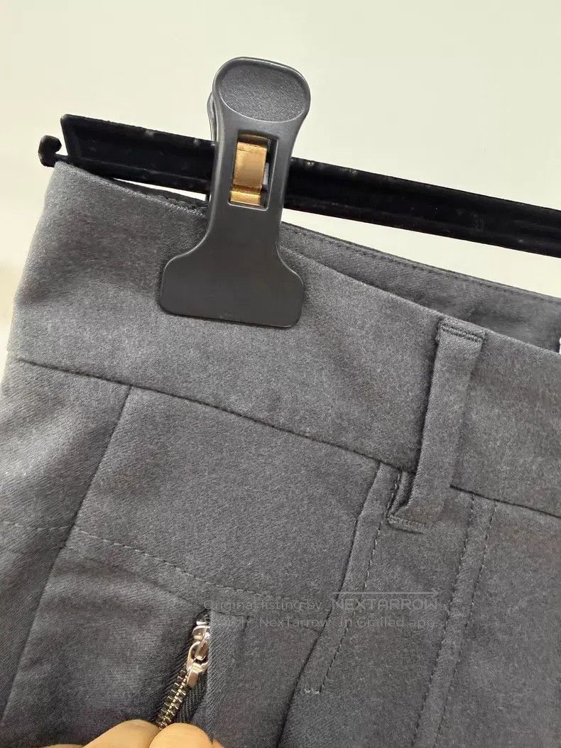 Brunello Cucinelli Brunello Cucinelli Gray-Black Dress Pants Size 25" / US 0 / IT 36 - 4 Thumbnail