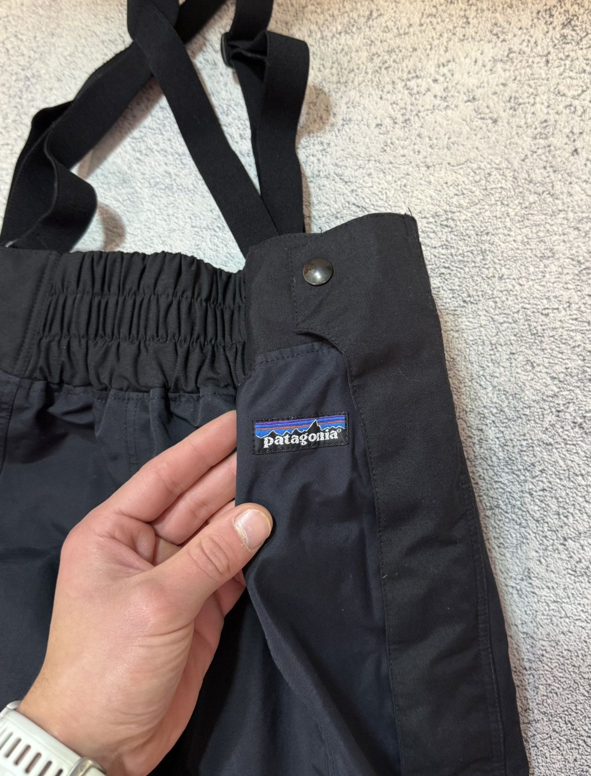Patagonia Patagonia Womens Ski Snow Pants Bibs Waterproof Black Size 8 Size 30" / US 8 / IT 44 - 3 Thumbnail