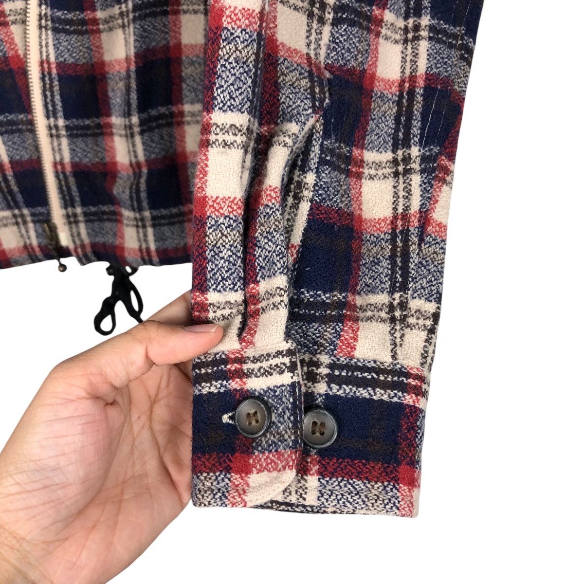 Japanese Brand 📌Vintage Zipper Biker Jacket Collins Tartan Issey Miyake Size US S / EU 44-46 / 1 - 17 Thumbnail