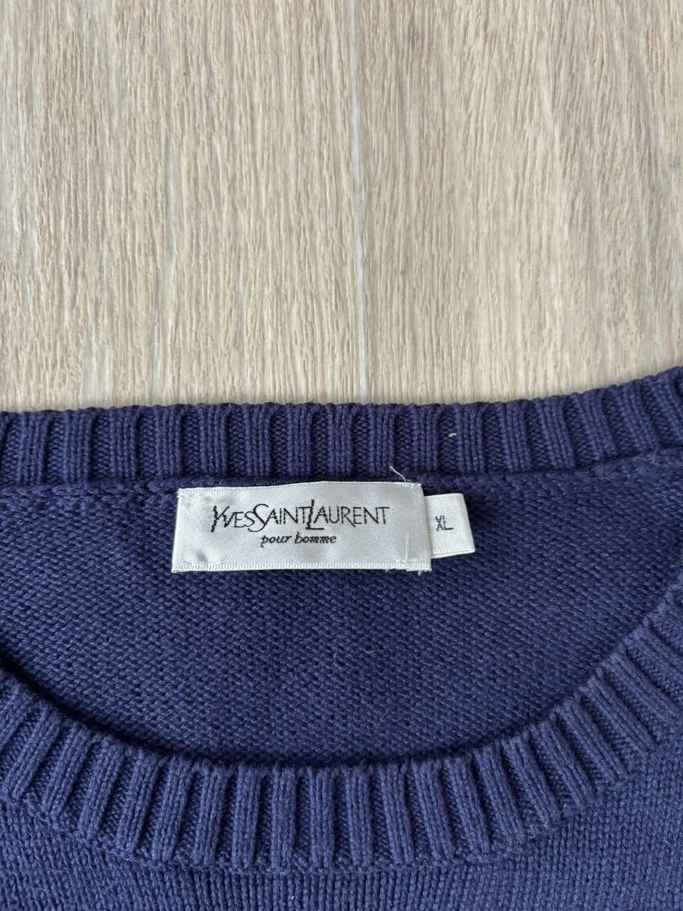 Vintage × Yves Saint Laurent Vintage YSL sweater 90s rare Size US XL / EU 56 / 4 - 4 Thumbnail