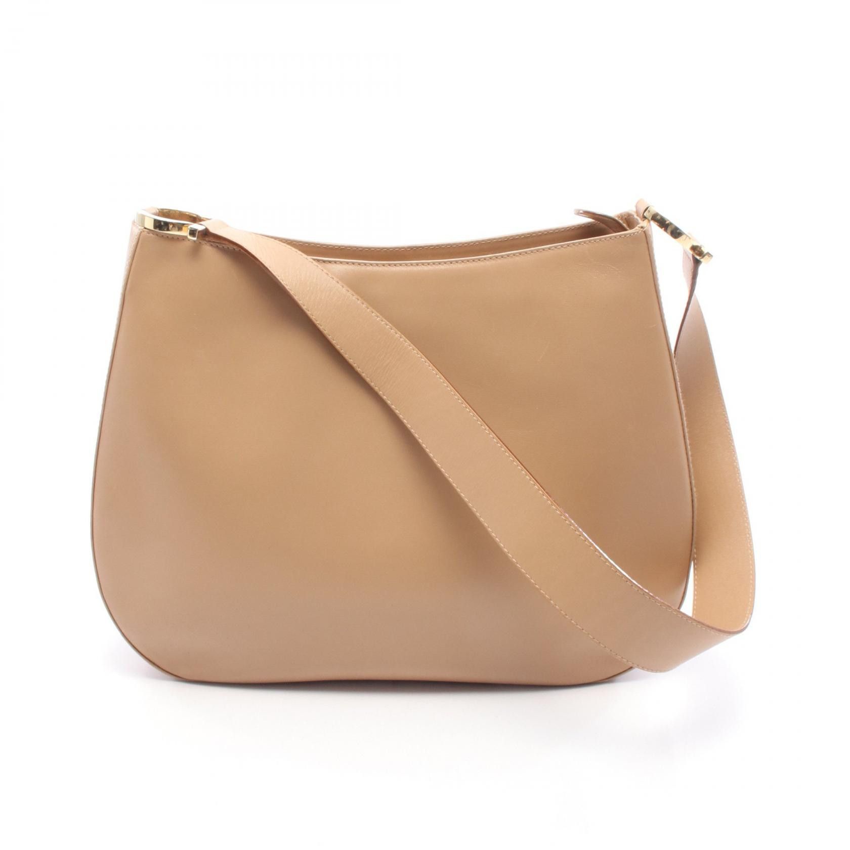 Salvatore Ferragamo Salvatore Ferragamo Salvatore Ferragamo Gancini Leather Shoulder Bag Leather Shoulder Bag 218162 DUTY FREE for USA Size ONE SIZE - 1 Thumbnail