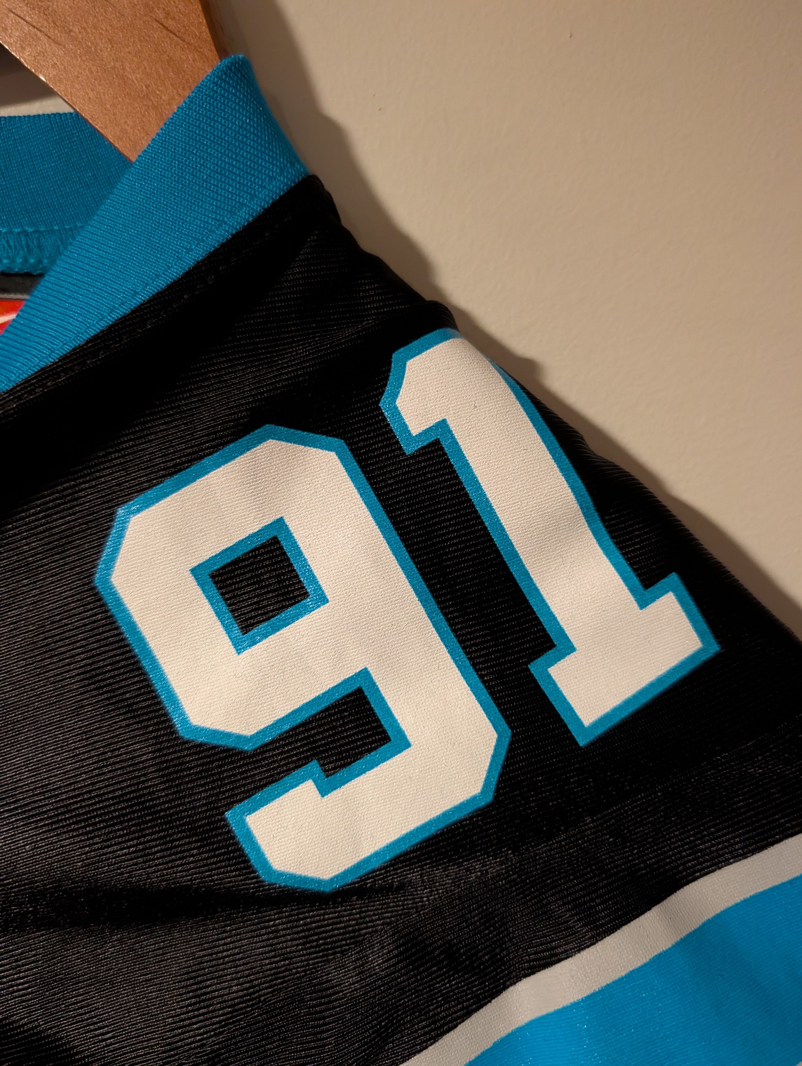 NFL Vintage Nike Greene Carolina Panthers Jersey Youth S Y2K NFL Size US S / EU 44-46 / 1 - 5 Thumbnail