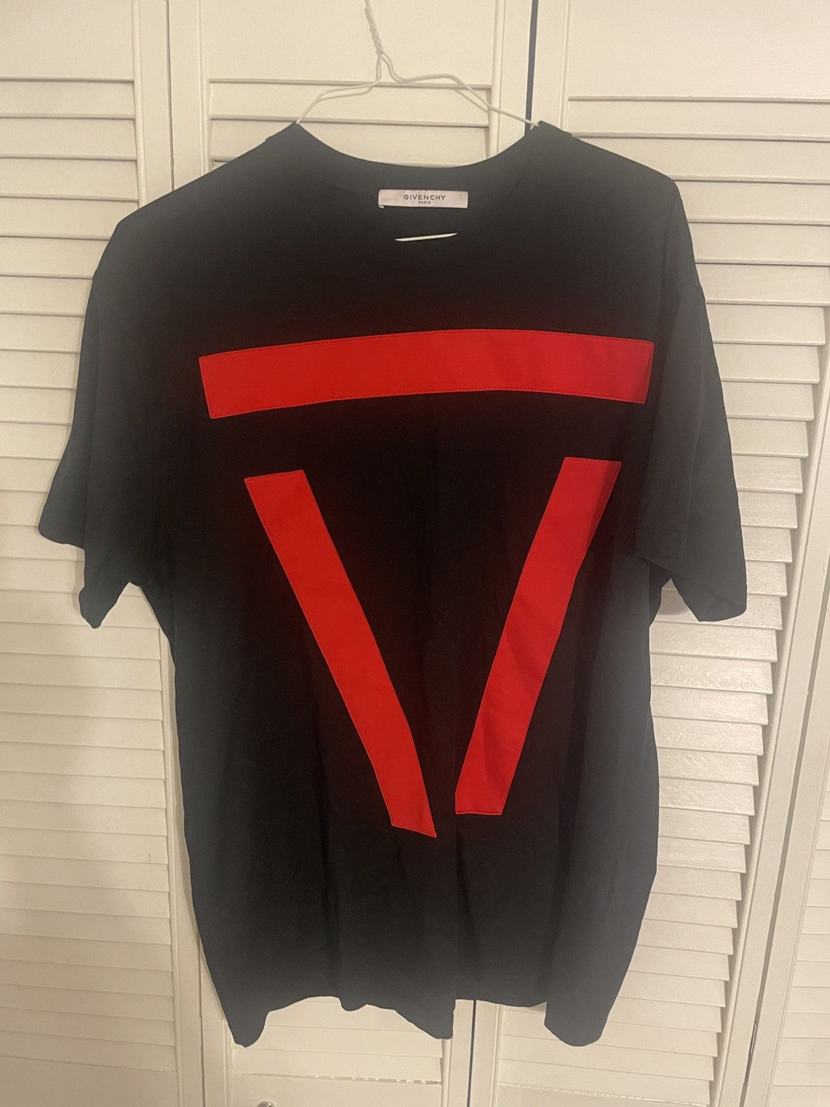 Givenchy Givenchy-Columbian Fit Appliqué Cotton Jersey T-Shirt Size US L / EU 52-54 / 3 - 2 Thumbnail