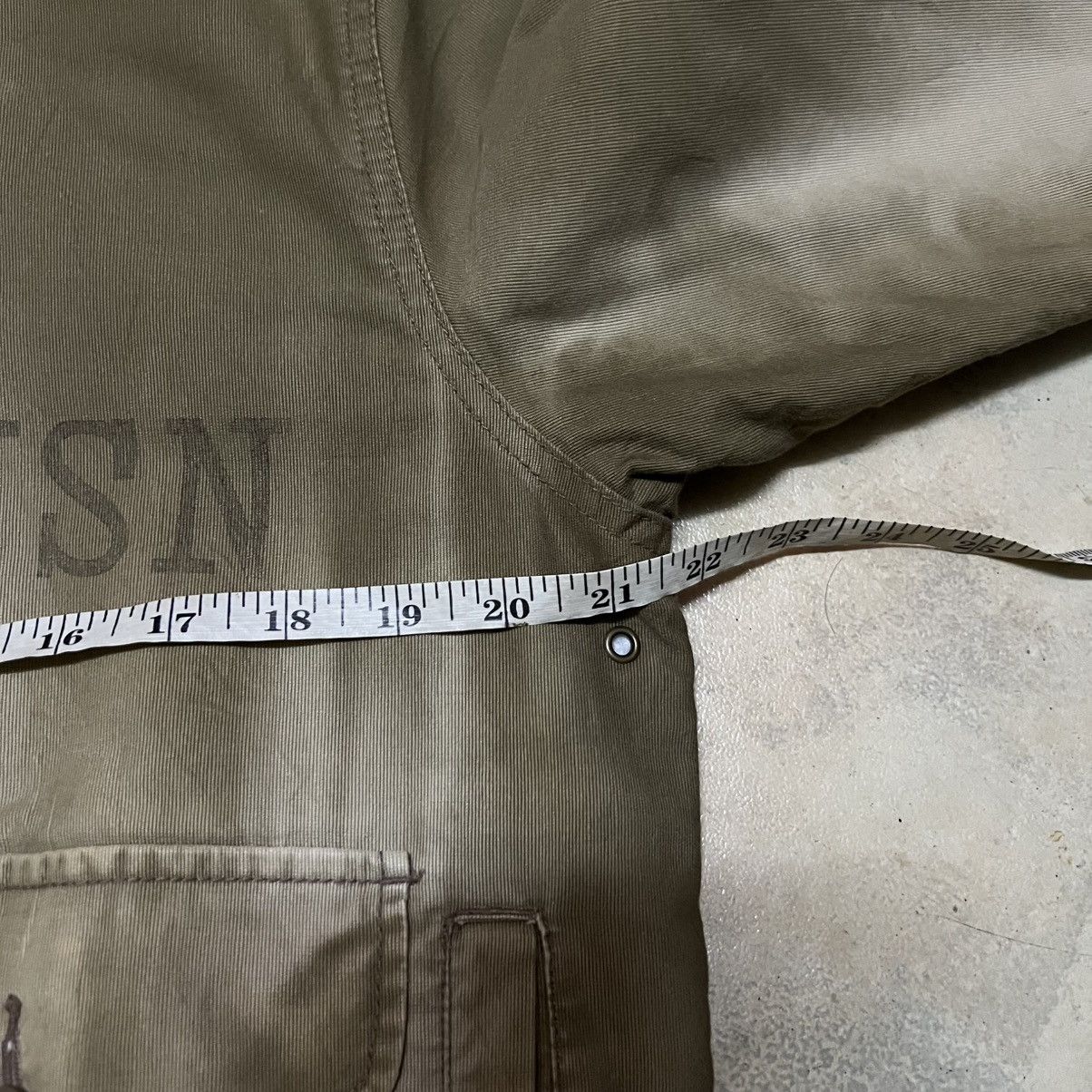 Global Work Global Work USN Military Style Sun Faded Bomber Jacket Size US L / EU 52-54 / 3 - 10 Thumbnail