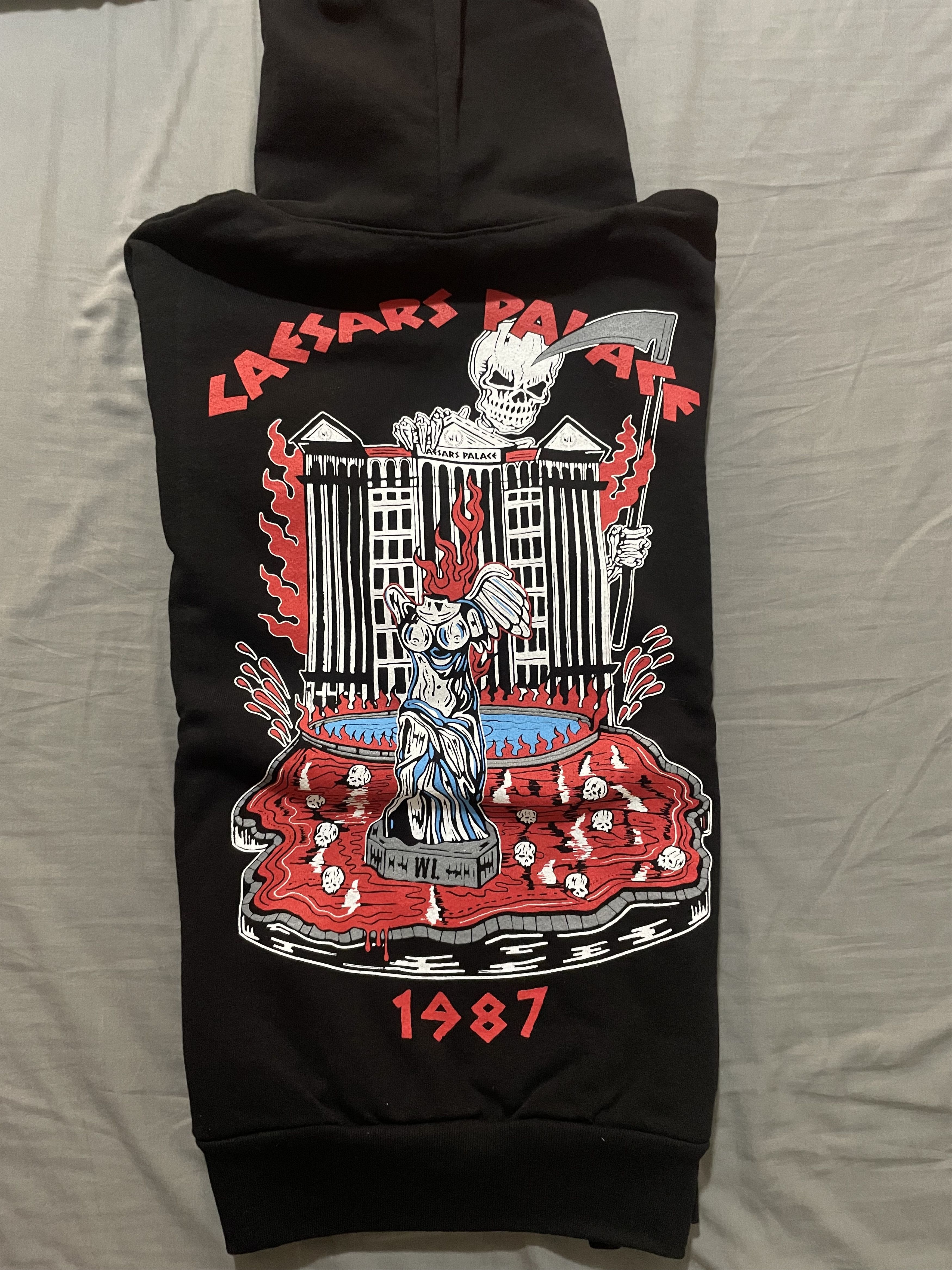 Warren Lotas Warren Lotas Small Hooded Sweatshirt Black Las Vegas Size US S / EU 44-46 / 1 - 2 Thumbnail