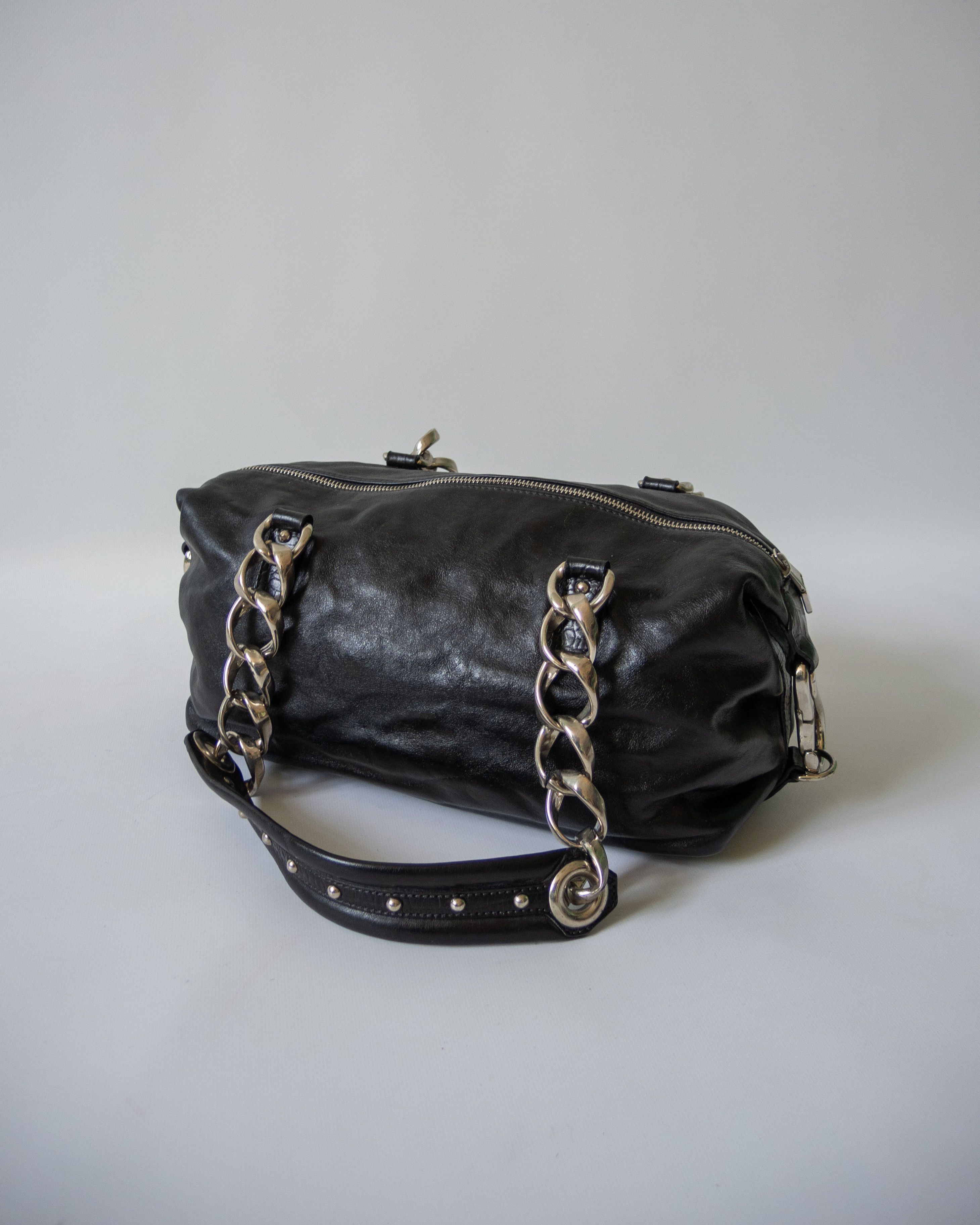 Versace Vintage Versus croco details handbag Size ONE SIZE - 4 Thumbnail