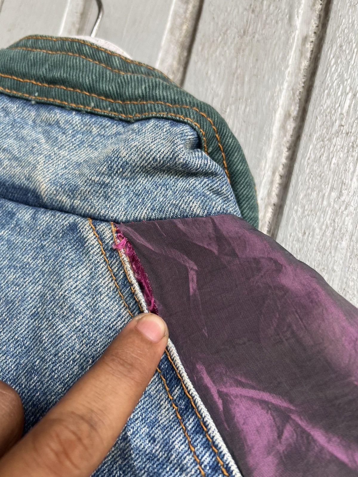 Current/Elliot × Japanese Brand Current seen pachwork denim jacket Size US M / EU 48-50 / 2 - 14 Thumbnail