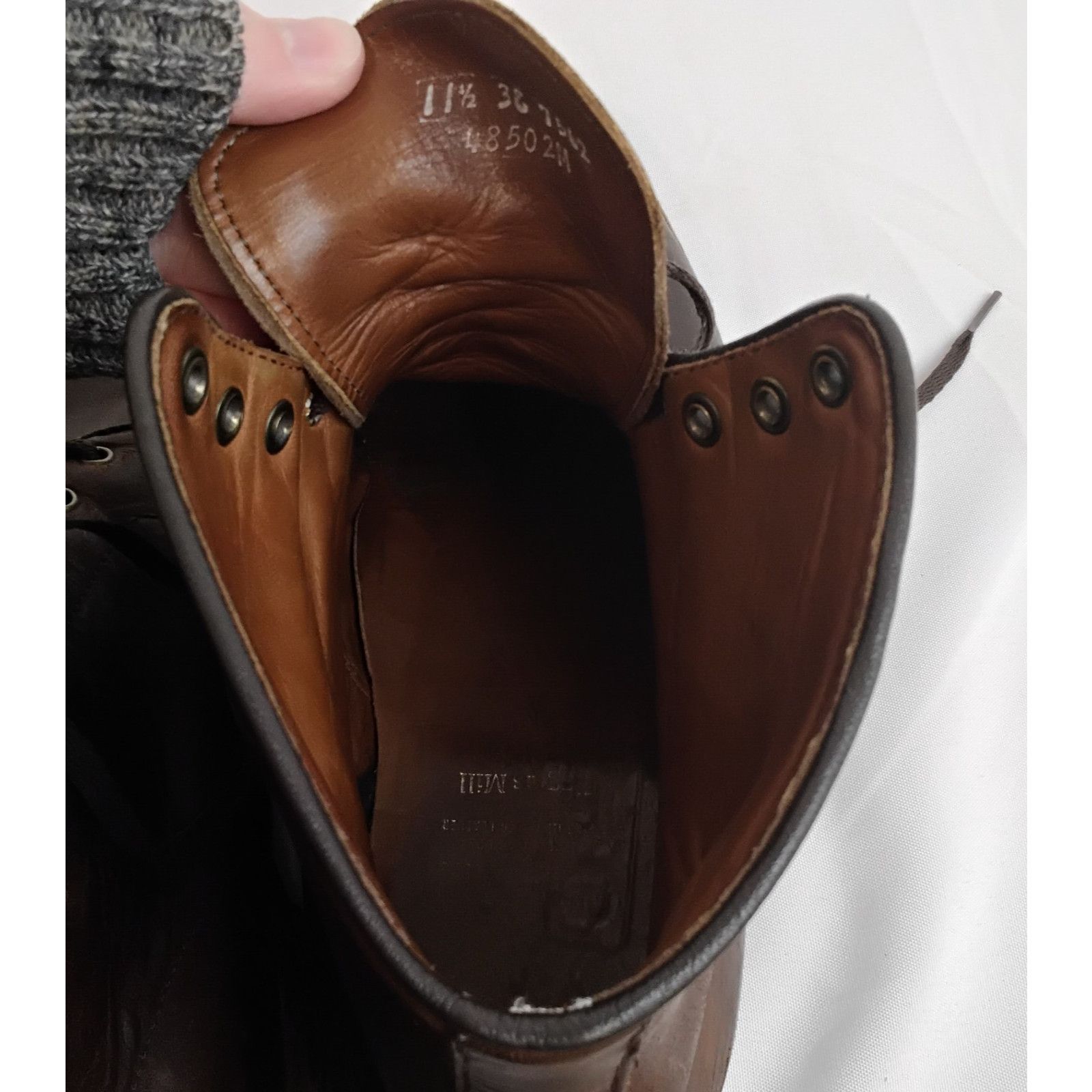 Allen Edmonds Allen Edmonds Higgins Mill Boot Men's 11.5 Brown Leather Size US 11.5 / EU 44-45 - 9 Thumbnail
