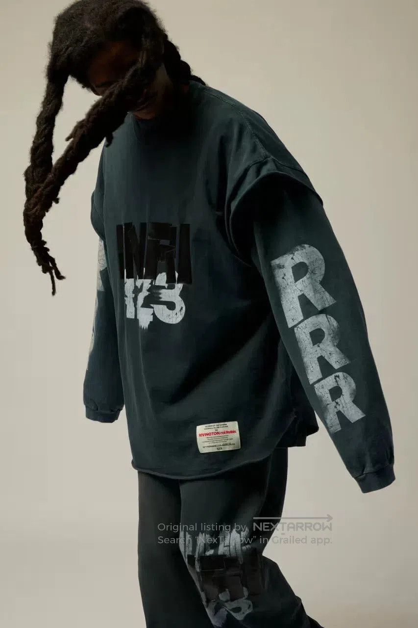 RRR-123 Yohji Yamamoto Y's Long Sleeve T-Shirt. Size US 34 / EU 50 - 9 Thumbnail