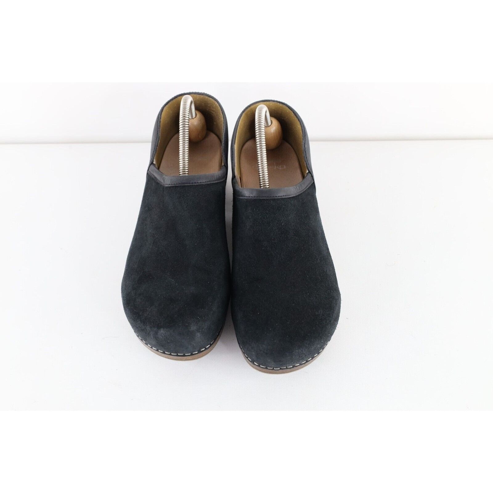 Dansko Dansko Faded Suede Leather Clogs Mary Janes Shoes Size US 10.5 / IT 40.5 - 2 Thumbnail
